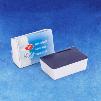 White Nights watercolor paint - St. Petersburg - Bright Blue, pan