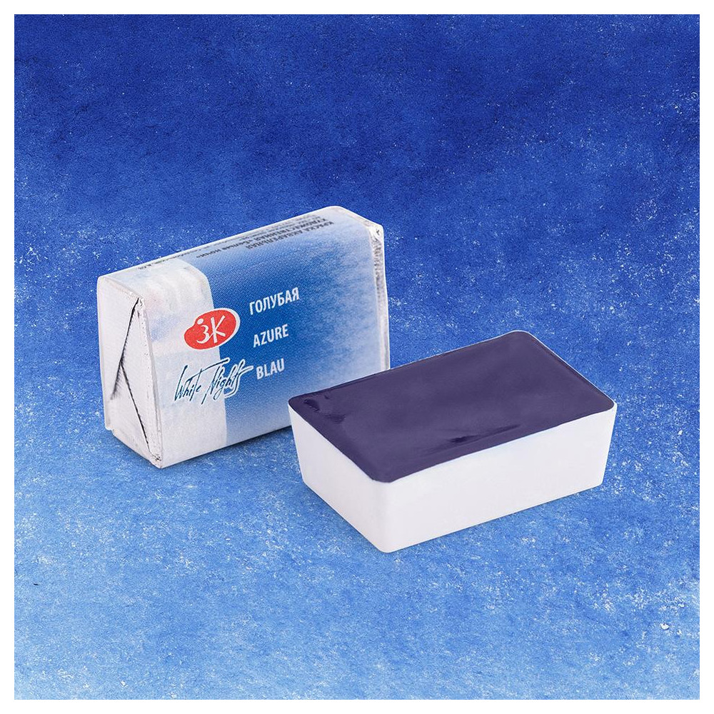 White Nights watercolor paint - St. Petersburg - Azure, pan