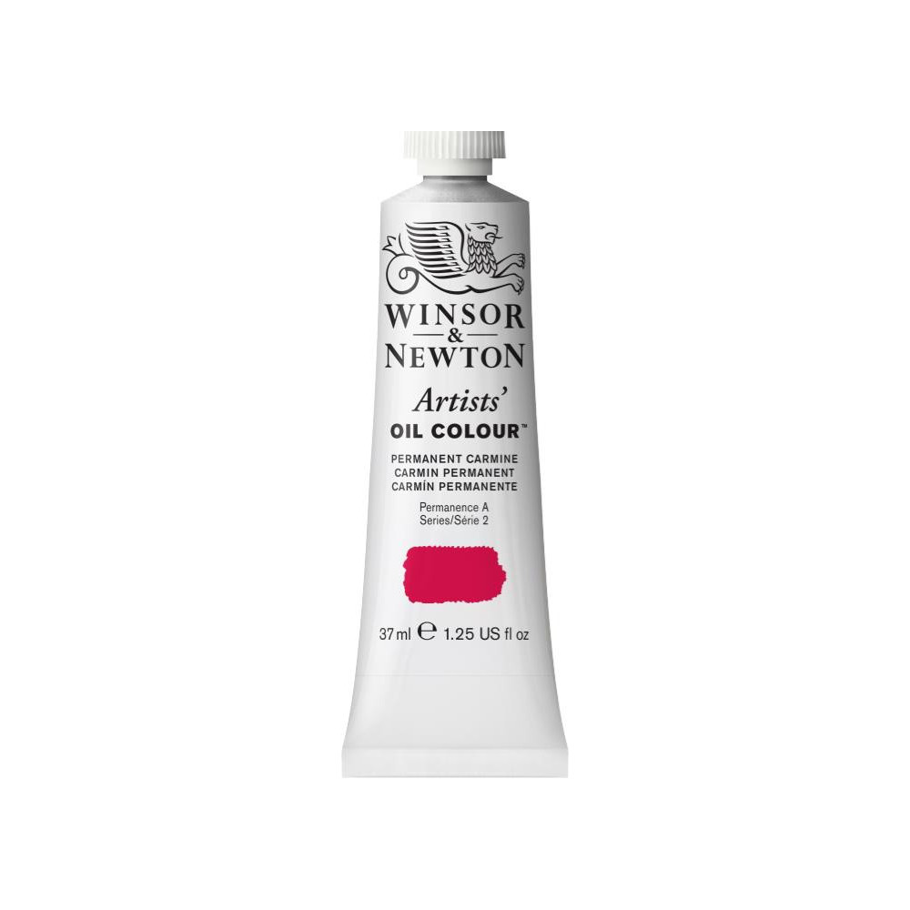 Farba olejna Artists' Oil Colour - Winsor & Newton - Permanent Carmine, 37 ml