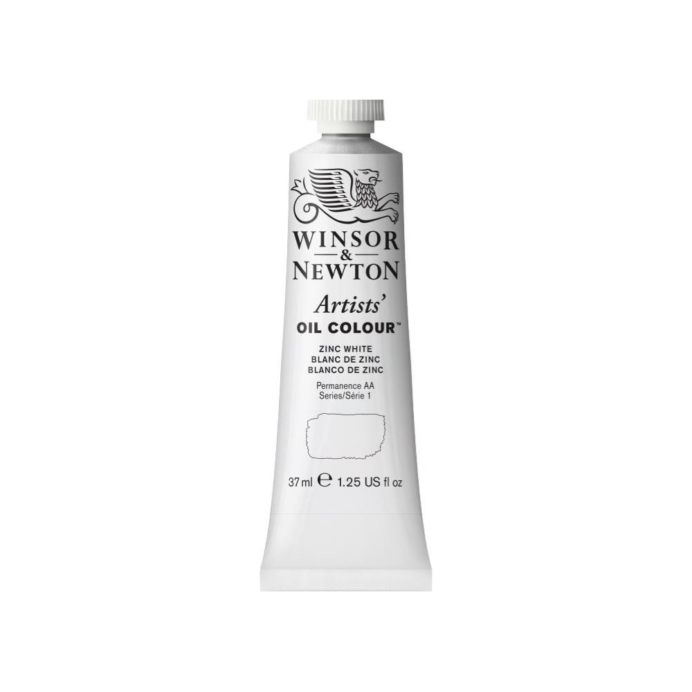 Farba olejna Artists' Oil Colour - Winsor & Newton - Zinc White, 37 ml