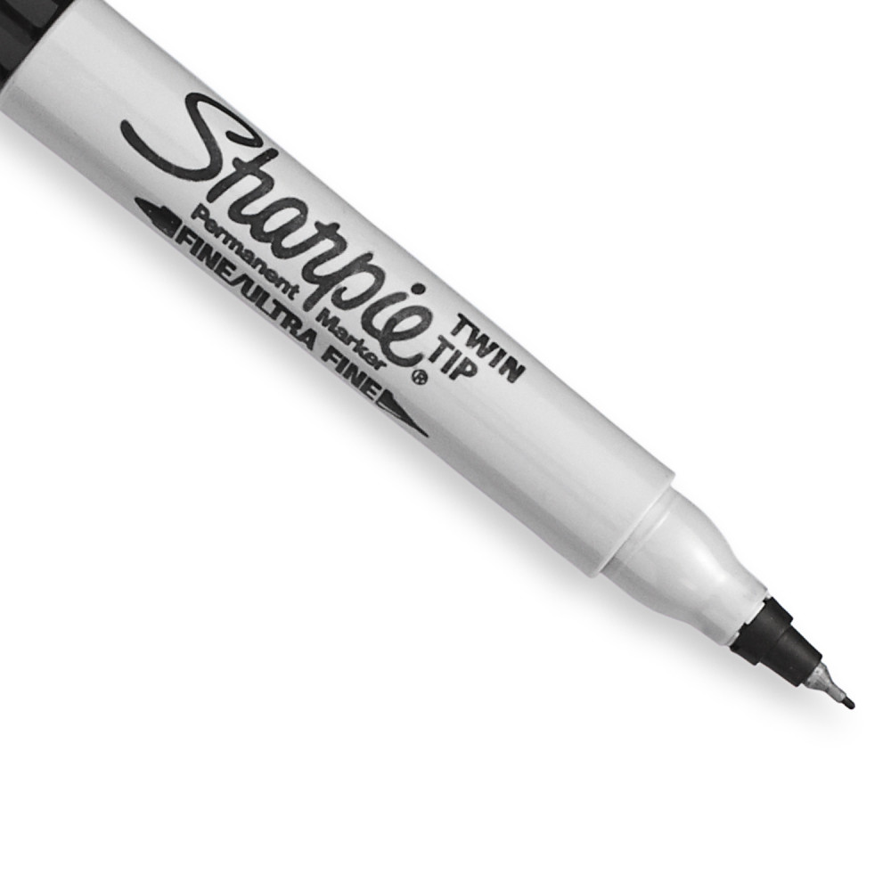 Twin Tip permanent marker - Sharpie - black
