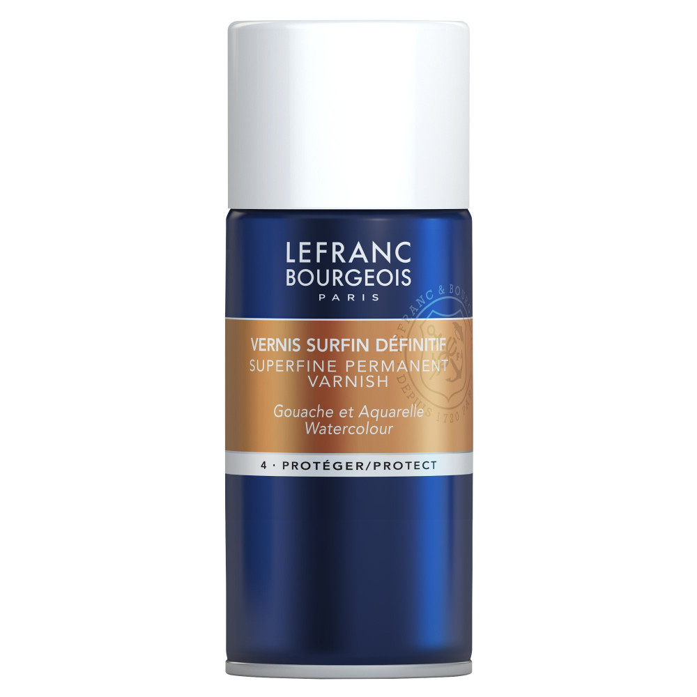 Spray superfine permanent varnish for gouache and watercolors - Lefranc & Bourgeois - 150 ml