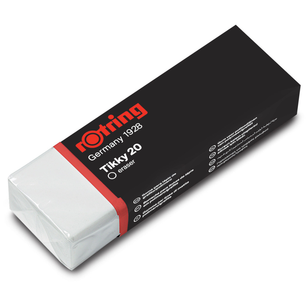 Tikky 20 exam standard eraser - Rotring - white