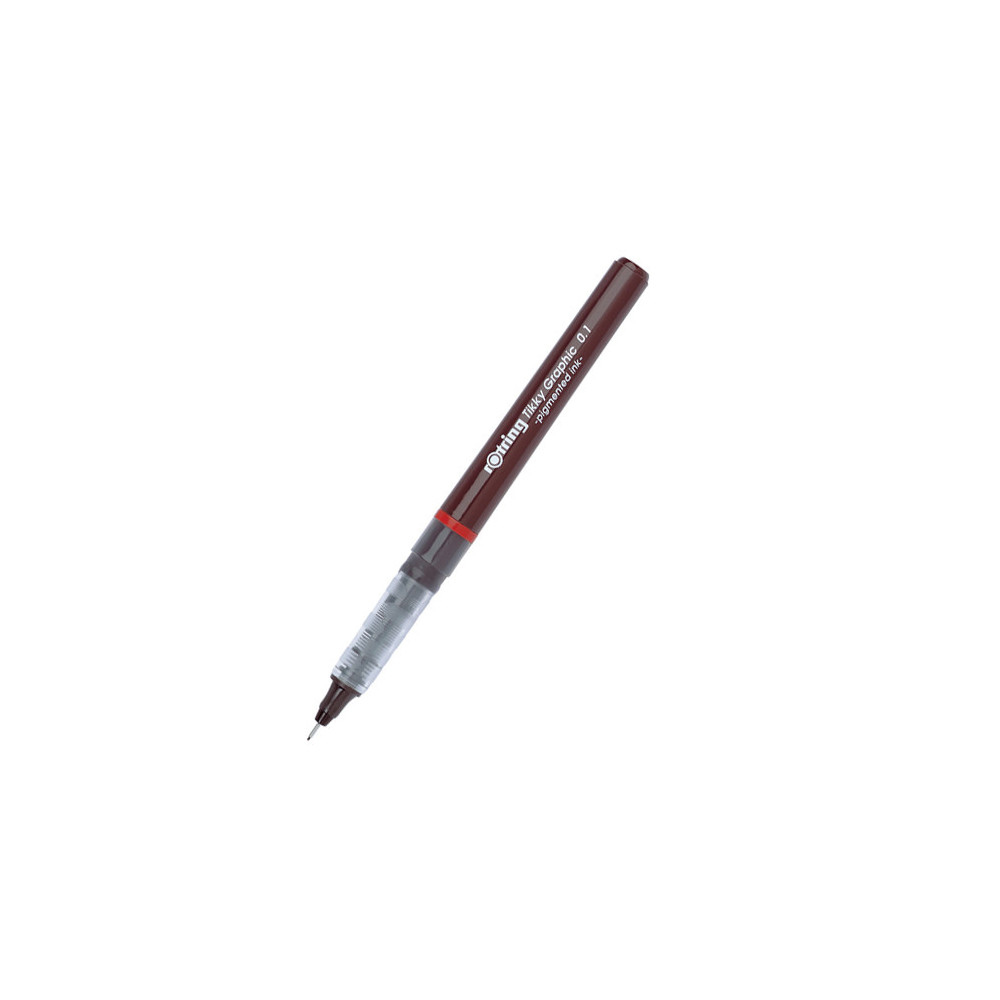 Pisak kreślarski Tikky Graphic - Rotring - czarny, 0,1 mm
