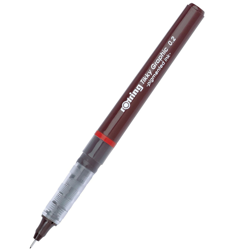 Pisak kreślarski Tikky Graphic - Rotring - czarny, 0,2 mm