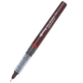 Pisak kreślarski Tikky Graphic - Rotring - czarny, 0,3 mm