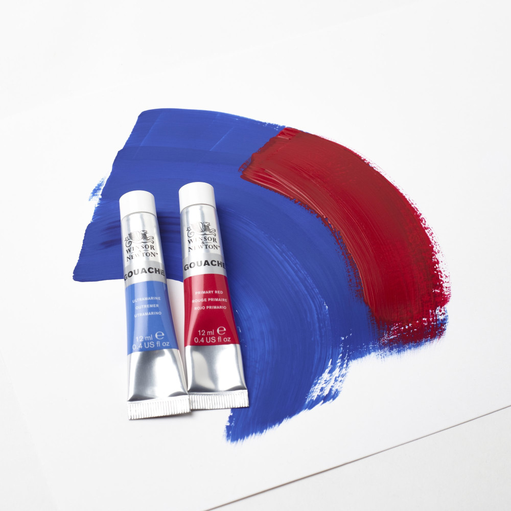 Zestaw farb gwaszy - Winsor & Newton - 10 kolorów x 12 ml