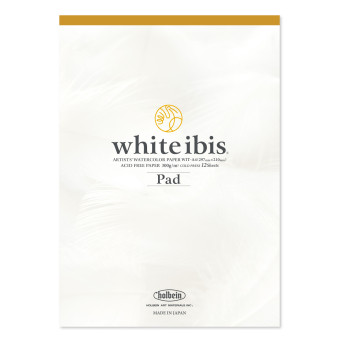 Watercolor paper White Ibis - Holbein - cold pressed, A4, 300 g, 12 sheets