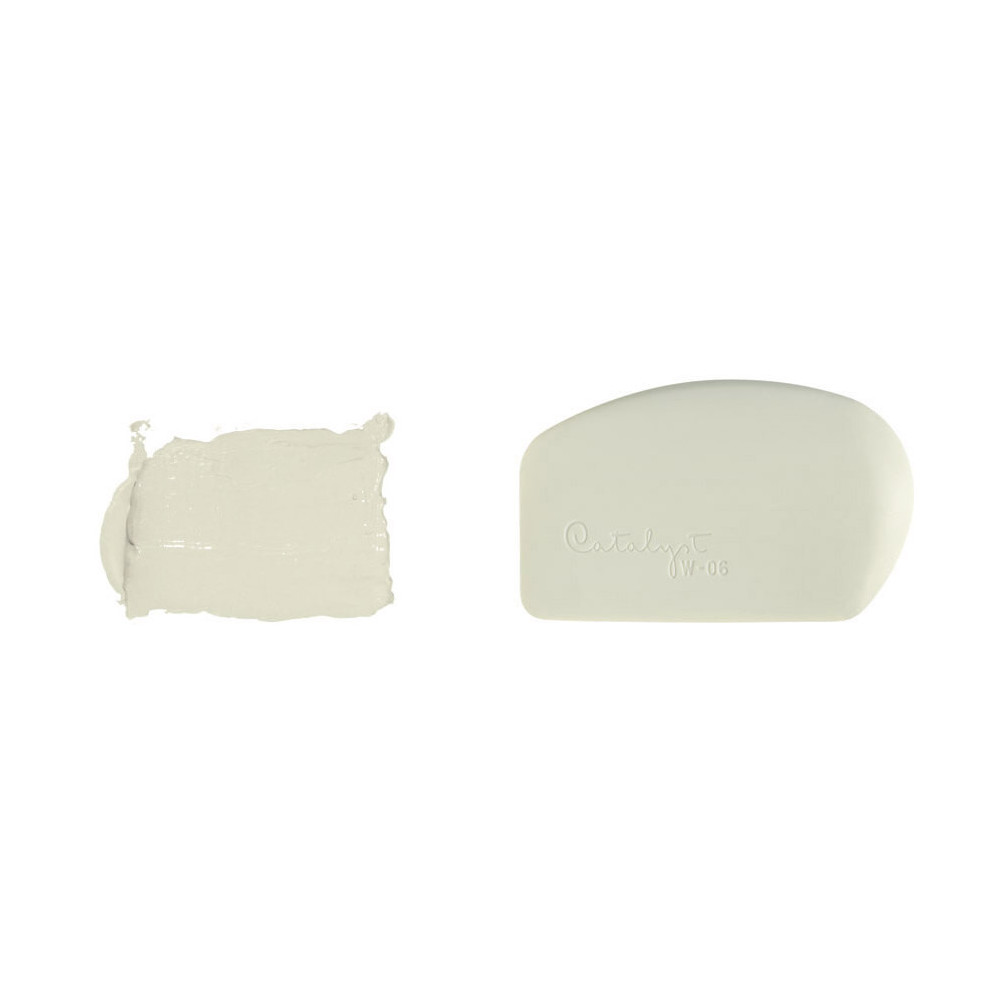 Silicone palette knife Catalyst Wedge - Princeton - white, no. 06