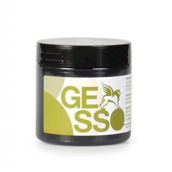 Gesso do farb olejnych i akrylowych - Renesans - czarne, 110 ml