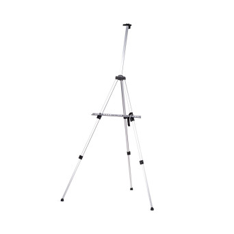 Sztaluga plenerowa, aluminiowa z pokrowcem - Renesans - srebrna, 160 cm