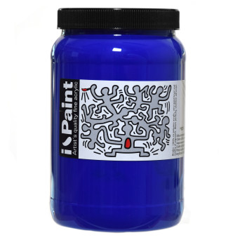 Acrylic paint I-Paint - Renesans - 10, Ultramarine Blue, 500 ml