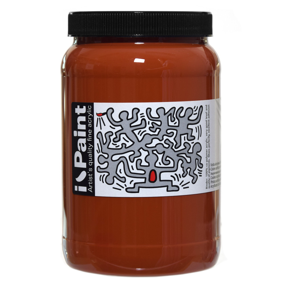Farba akrylowa I-Paint - Renesans - 13, burnt sienna, 500 ml