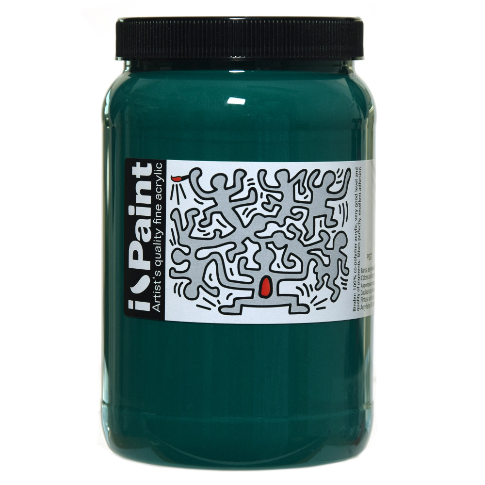 Acrylic paint I-Paint - Renesans - 16, Emerald Green, 500 ml