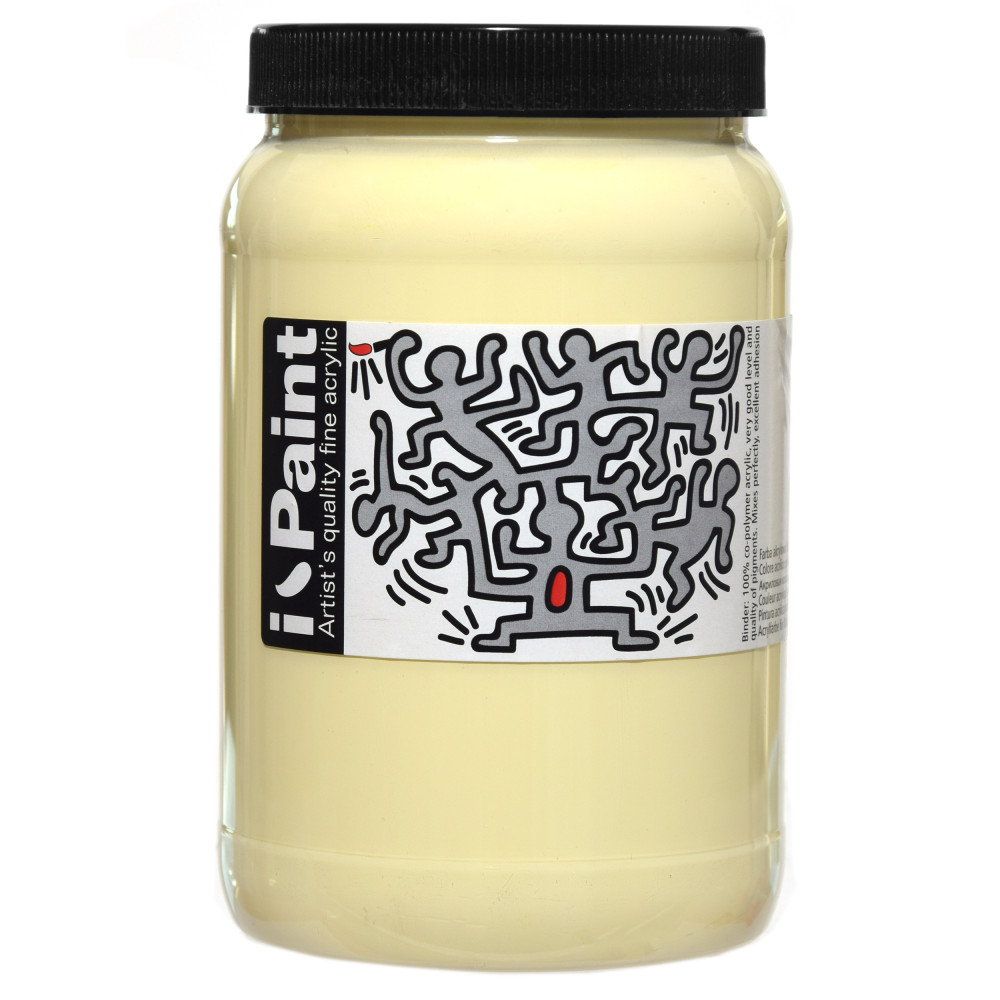 Acrylic paint I-Paint - Renesans - 02, Naples yellow, 500 ml