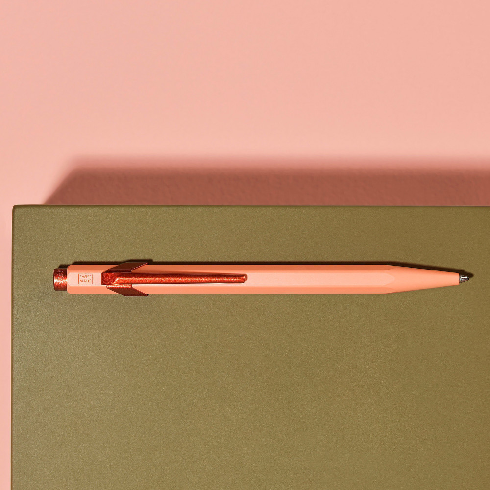 849 Claim Your Style ballpoint pen with case - Caran d'Ache - Tangerine