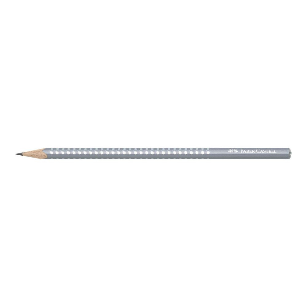Ołówek trójkątny Sparkle - Faber-Castell - perłowy szary