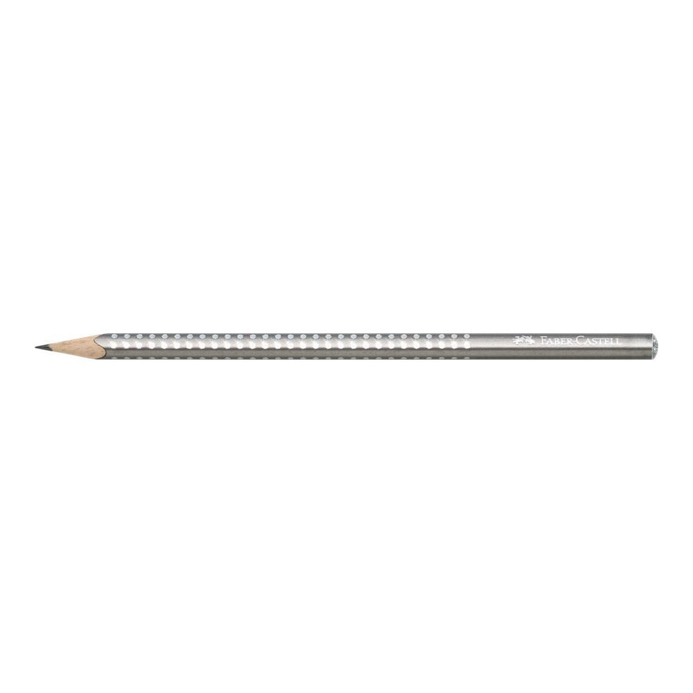 Ołówek trójkątny Sparkle - Faber-Castell - srebrny