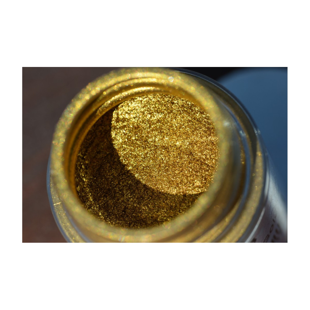 Porporina, pigment metaliczny - Renesans - złoto zielone, 20 g