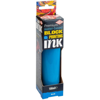 Block printing ink - Essdee - Blue, 100 ml