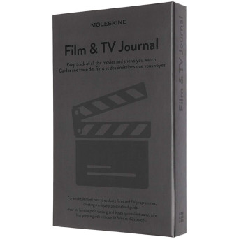Notes Passion Film & TV Journal - Moleskine - szary 400 stron