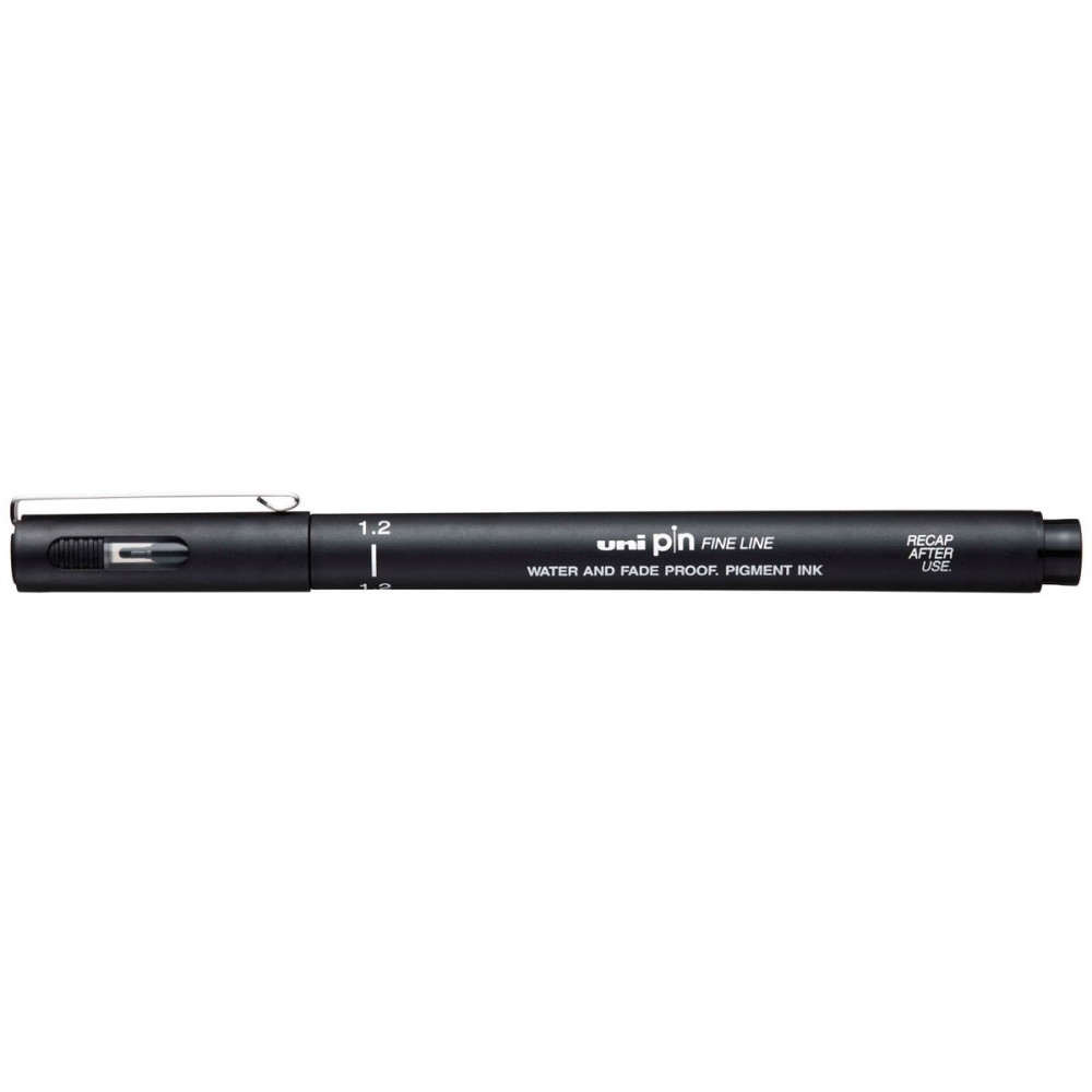 Fineliner Pen Pin 200 - Uni - black 1,2 mm
