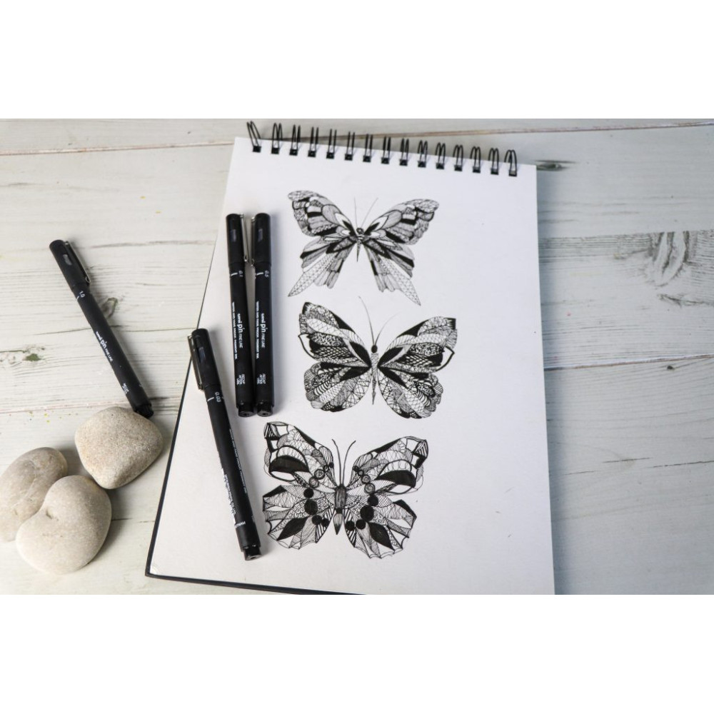 Fineliner Pen UNI PIN 005-200 light grey