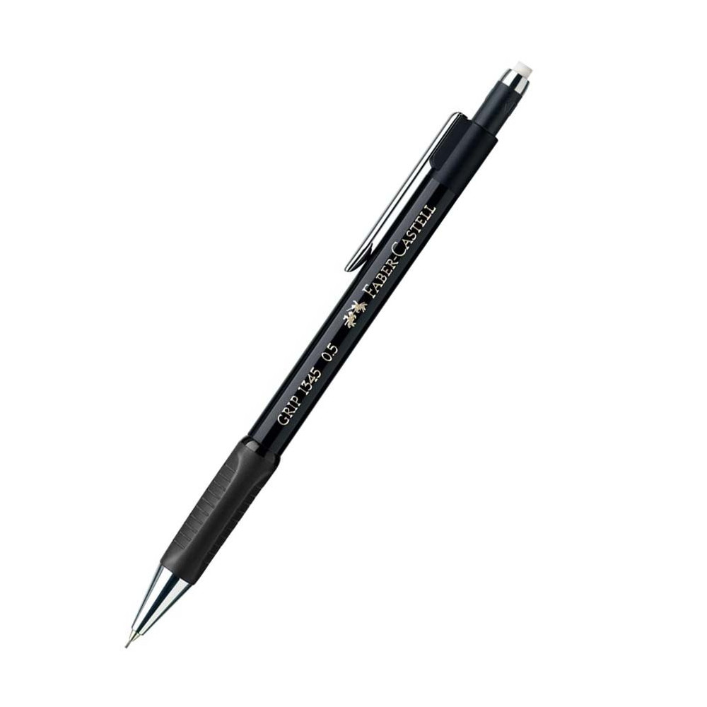 Ołówek automatyczny Grip 1345 - Faber-Castell - czarny, 0,5 mm