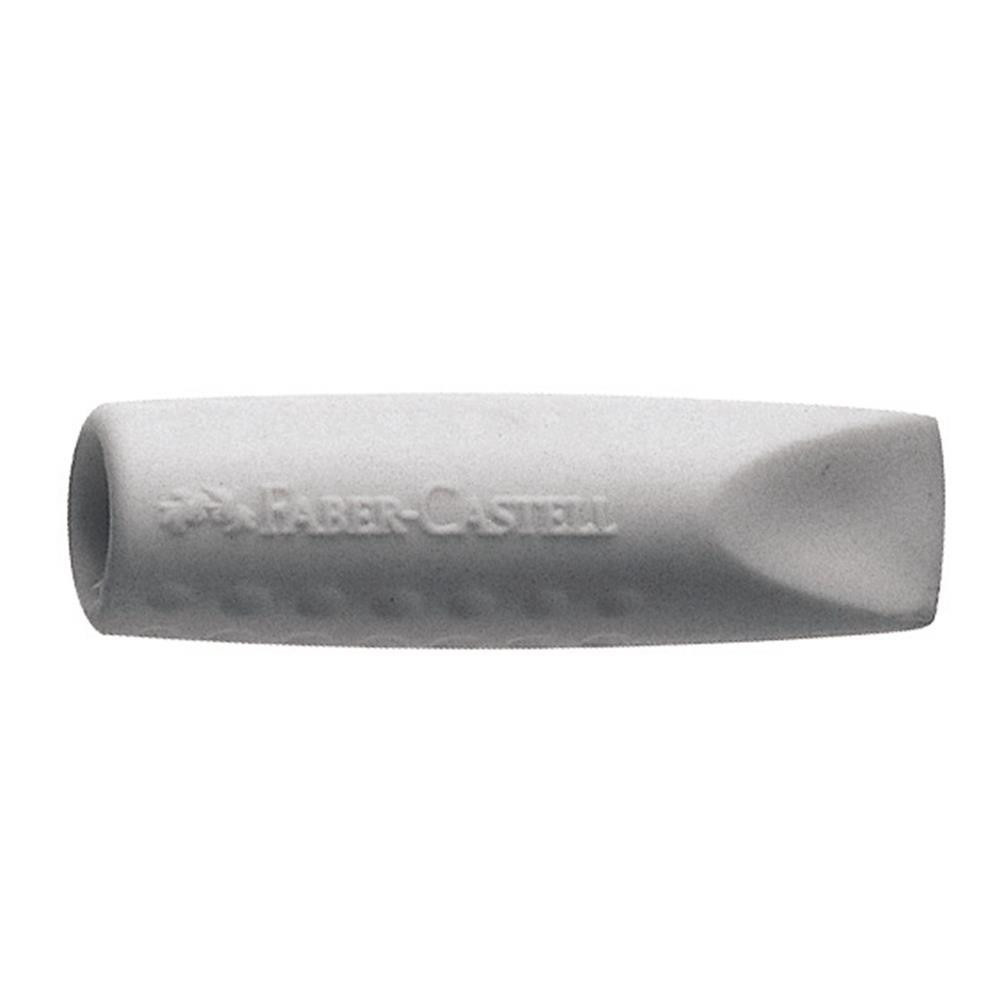 Gumka, nakładka do ołówków Grip 2001 - Faber-Castell - szara, 2 szt.