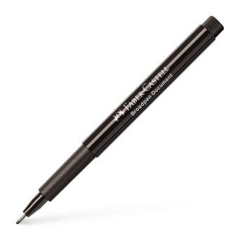 Fibre tip pen Broadpen - Faber-Castell - black, 0,8 mm