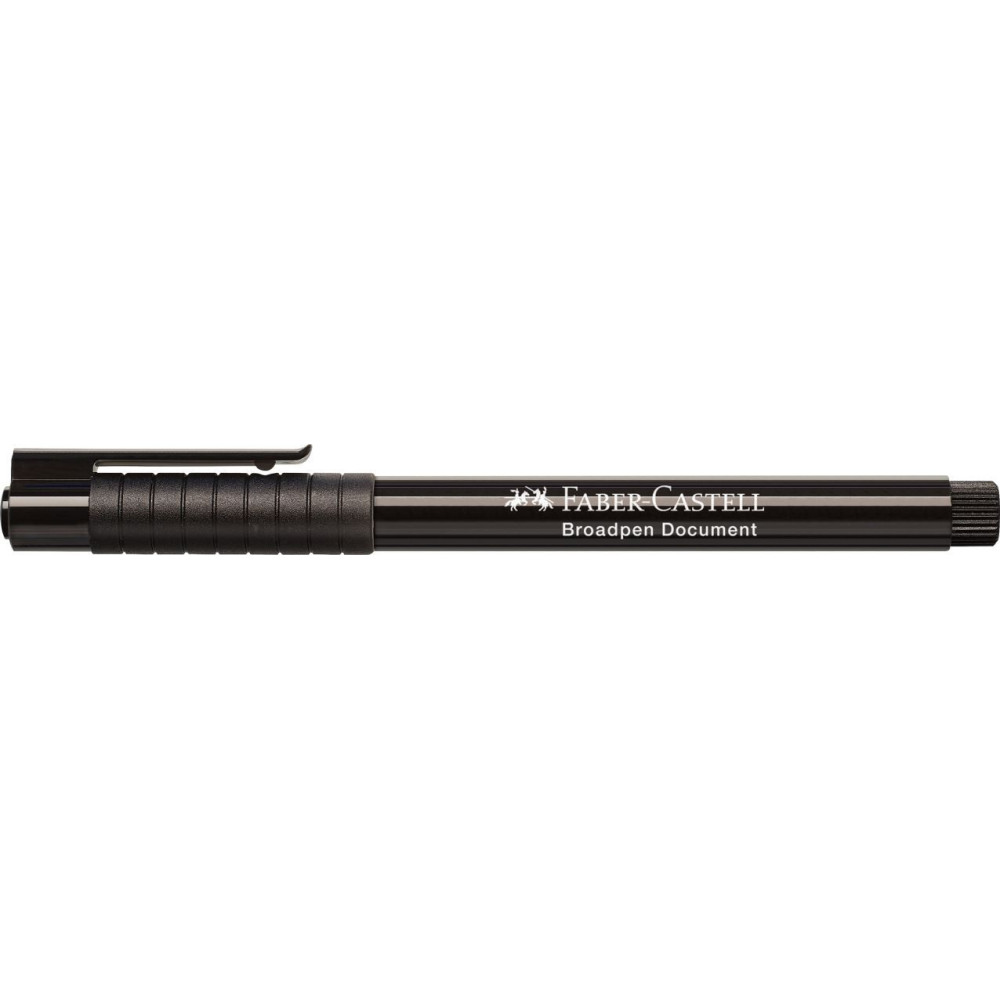 Cienkopis Broadpen - Faber-Castell - czarny, 0,8 mm