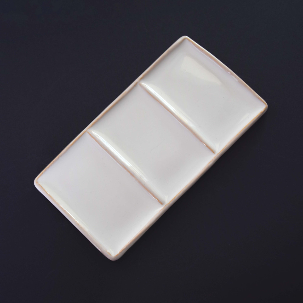 Paletka porcelanowa - Renesans - Prostokąt, 9 x 17,5 cm