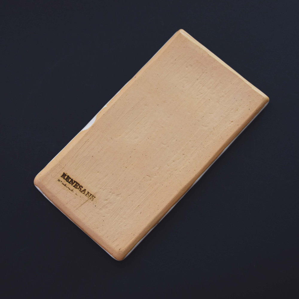 Porcelain painting palette - Renesans - Rectangle, 9 x 17,5 cm