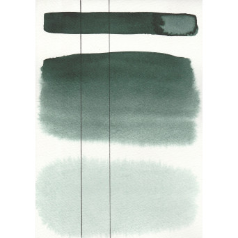 Aquarius watercolor paint - Roman Szmal - 409, Perylene Green, pan