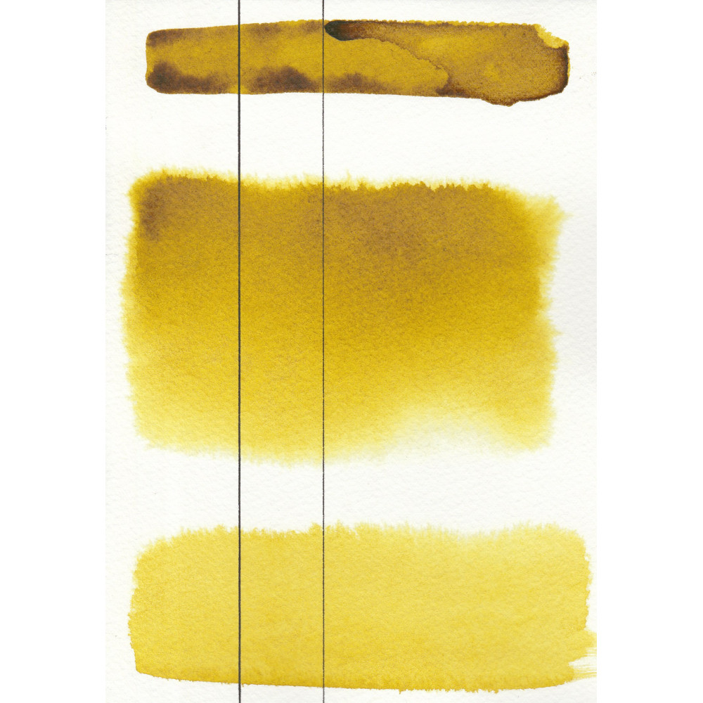 Aquarius watercolor paint - Roman Szmal - 343, Deep Green Gold, pan