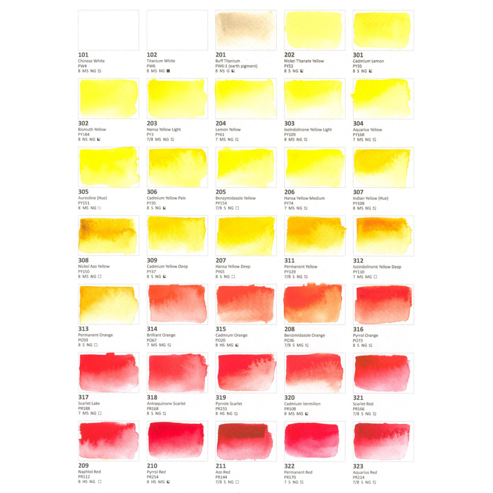 Farba akwarelowa Aquarius - Roman Szmal - 333, Róż quinacridonowy, kostka