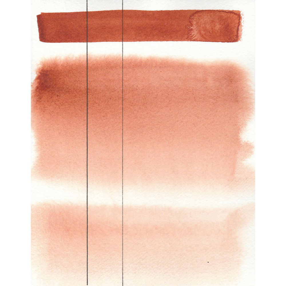 Farba akwarelowa Aquarius - Roman Szmal - 250, Siena palona Monte Amiata, kostka