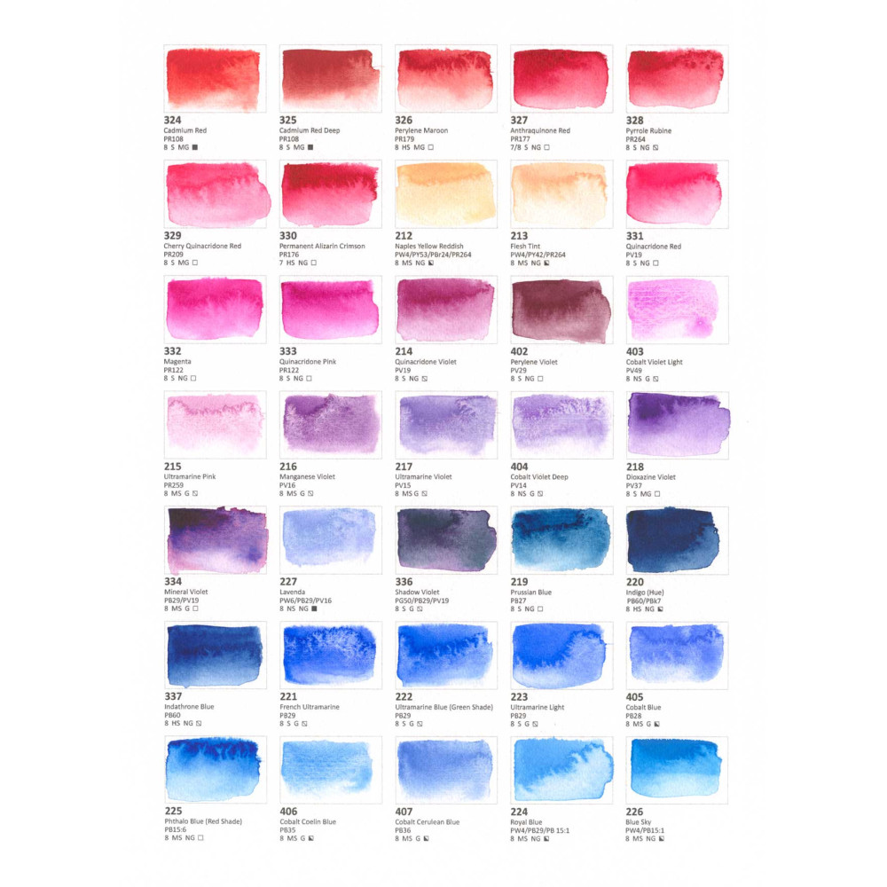 Farba akwarelowa Aquarius - Roman Szmal - 130, Umbra palona cypryjska ciemna, kostka