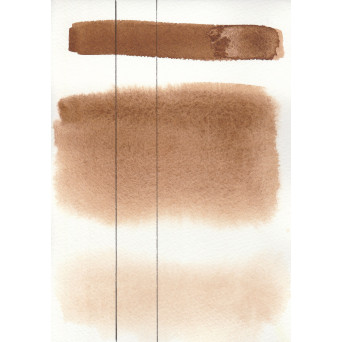 Farba akwarelowa Aquarius - Roman Szmal - 124, Umbra naturalna cypryjska brązowawa, kostka