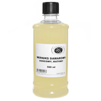 Werniks damarowy do farb olejnych - Roman Szmal - matowy, 500 ml