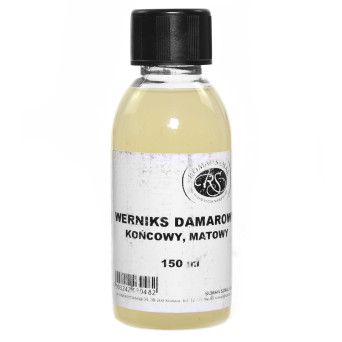 Werniks damarowy do farb olejnych - Roman Szmal - matowy, 150 ml
