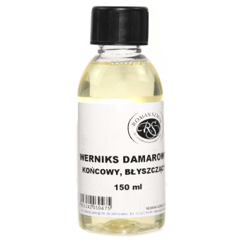 Werniks damarowy do farb olejnych - Roman Szmal - błyszczący, 150 ml