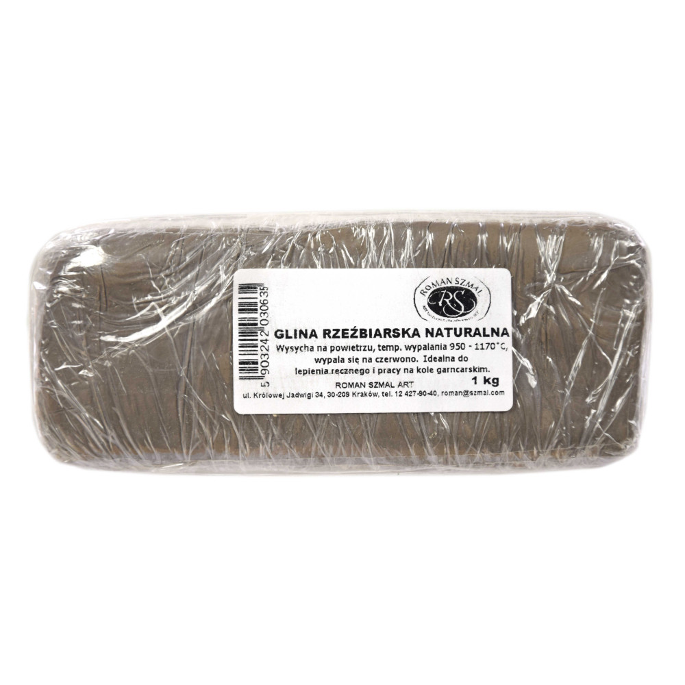 Glina rzeźbiarska naturalna - Roman Szmal - 1 kg