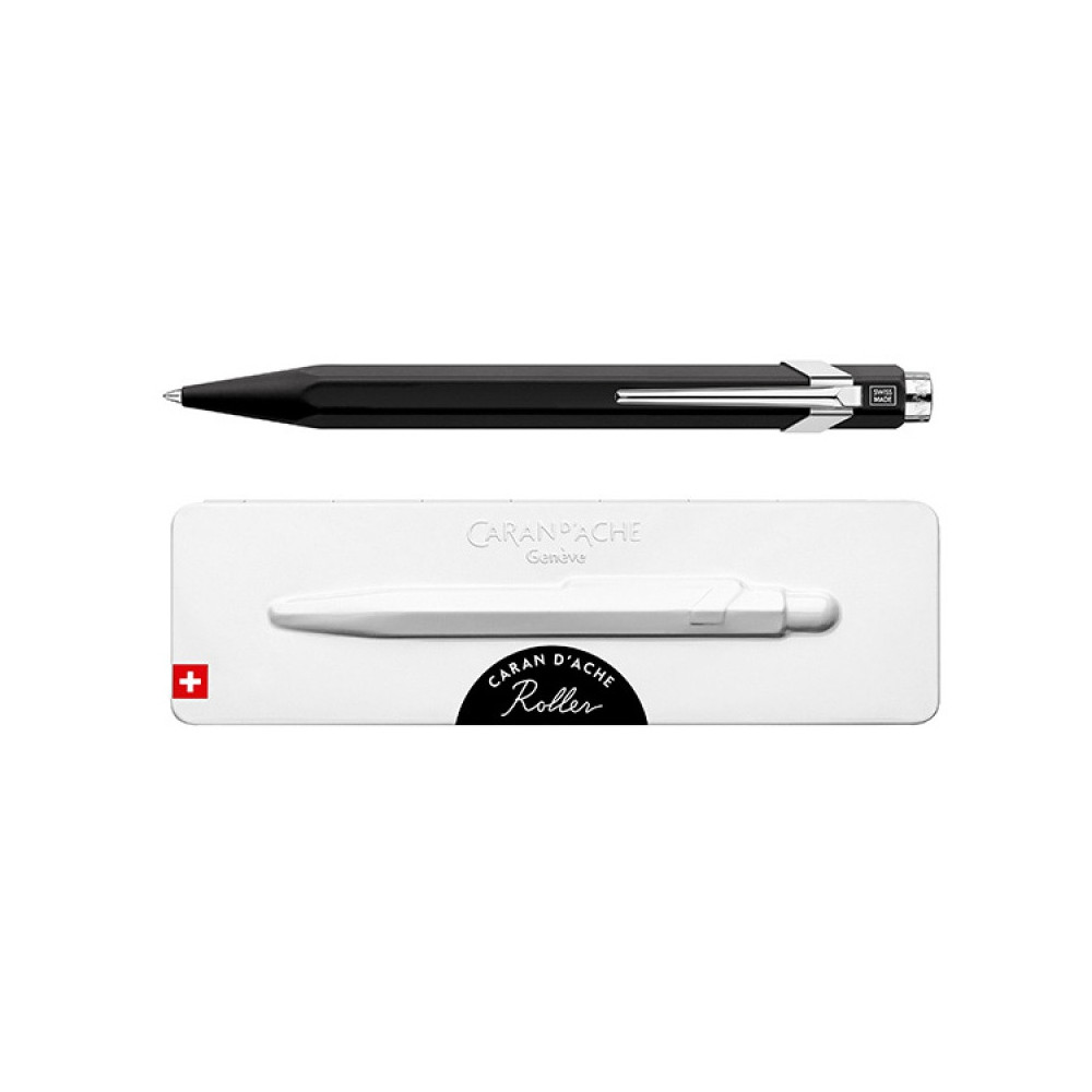 849 rollerball pen with case - Caran d'Ache - black, M
