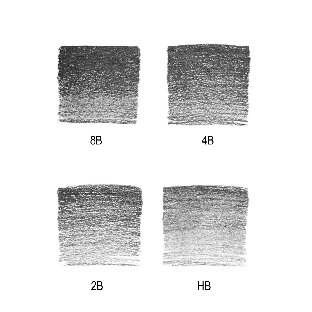 Set of Studio Collection graphite pencils - Winsor & Newton - soft, 5 pcs
