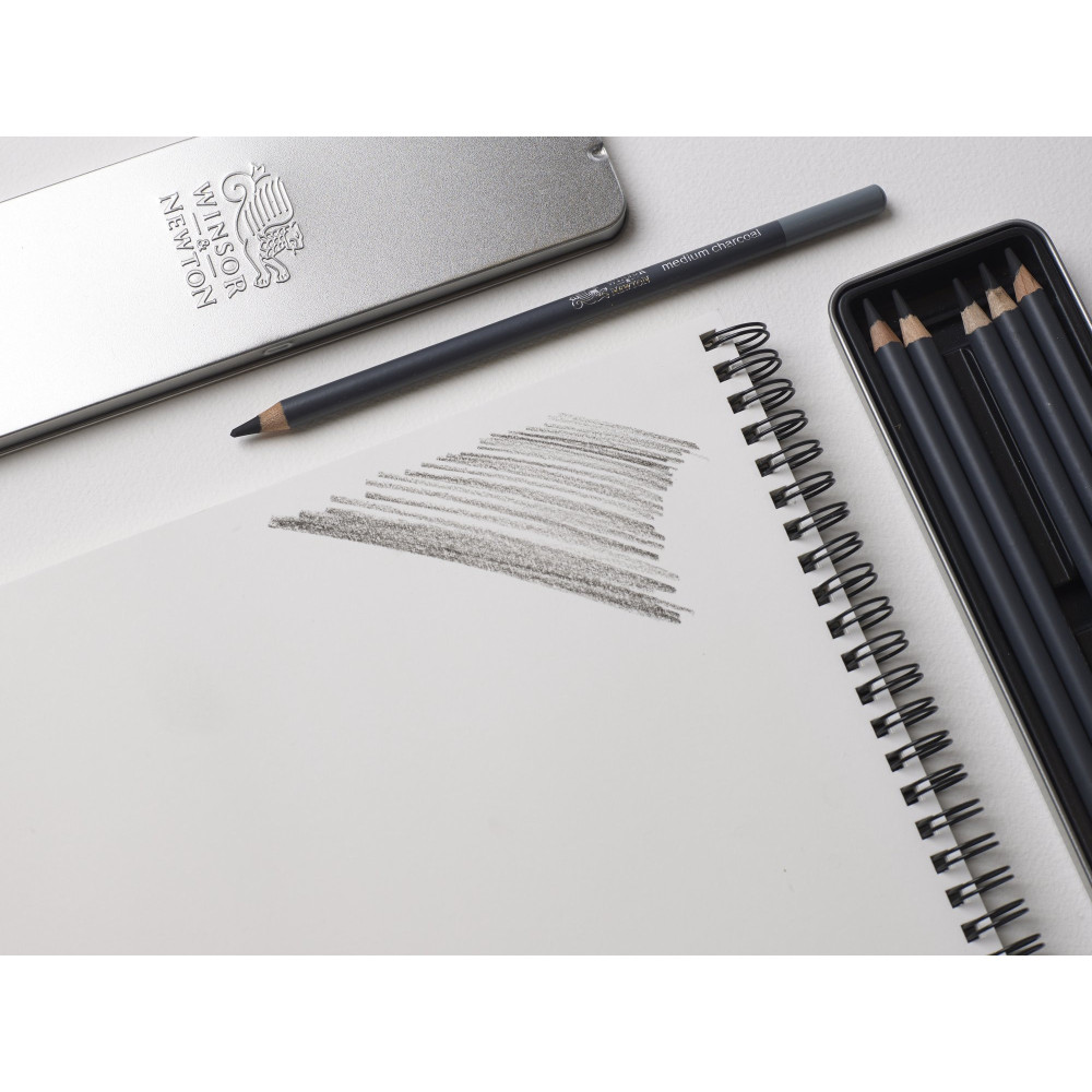 Set of Studio Collection Charcoal pencils - Winsor & Newton - 6 pcs