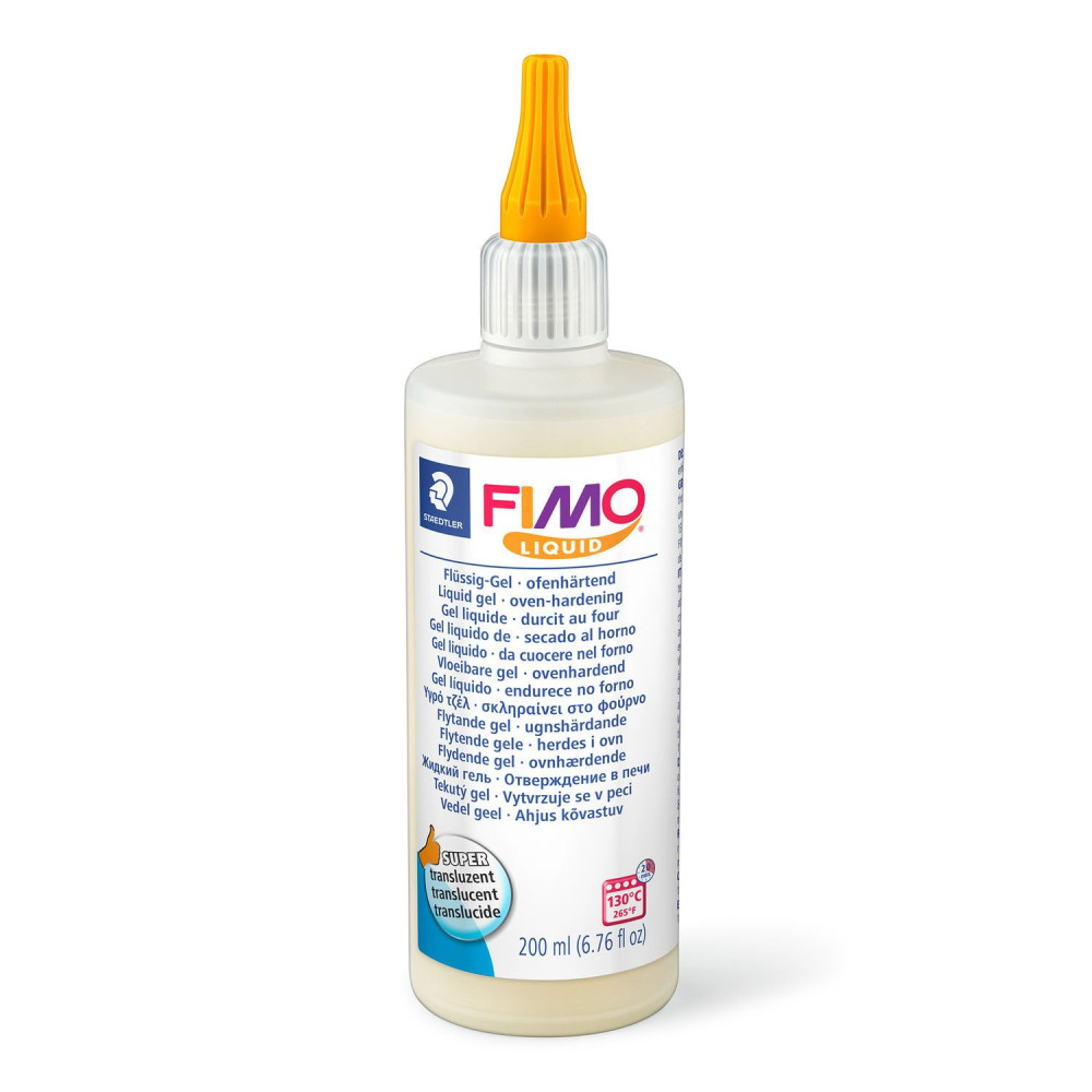 Żel dekoratorski, termoutwardzalny Fimo Liquid - Staedtler - transparentny, 200 ml