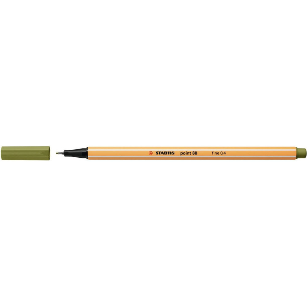 Point 88 fineliner - Stabilo - muddy green