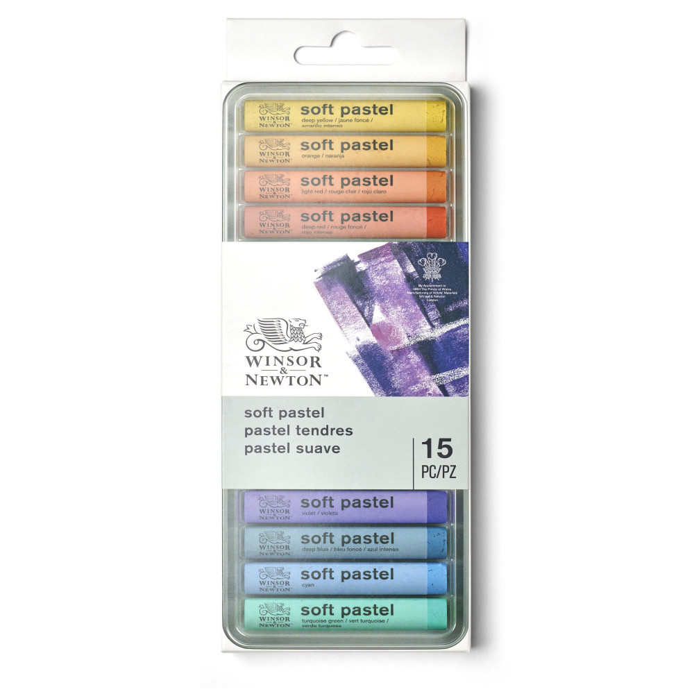 Zestaw pasteli suchych Soft Pastel - Winsor & Newton - 15 kolorów