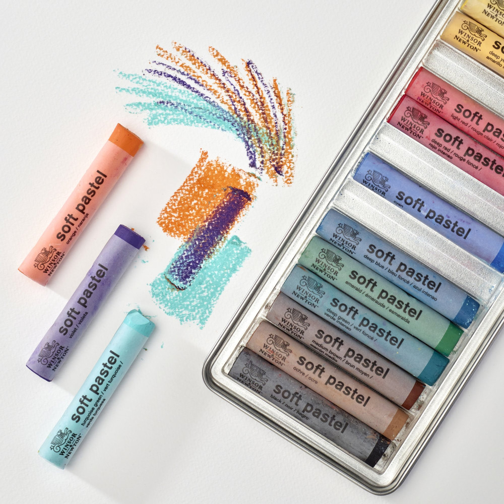 Zestaw pasteli suchych Soft Pastel - Winsor & Newton - 15 kolorów